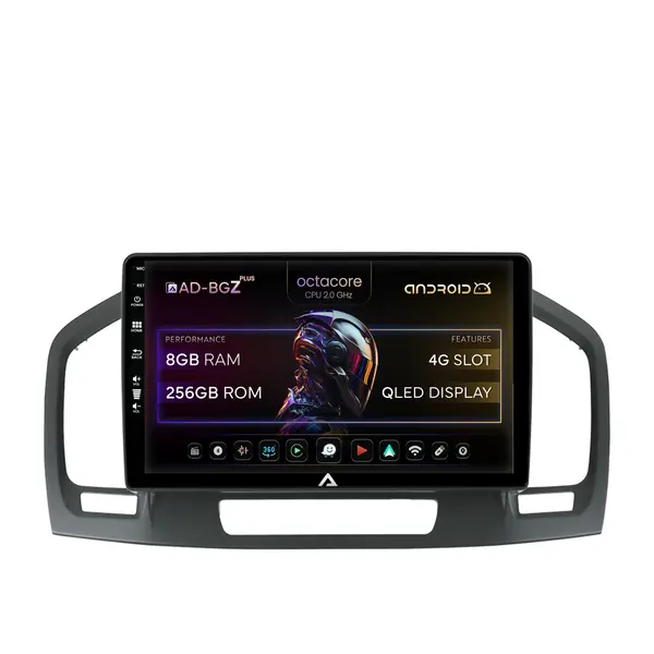 Navigatie Opel Insignia (2008-2013), Android, Z-Octacore 8GB RAM + 256GB ROM, 9 Inch - AD-BGZ9008+AD-BGRKIT254