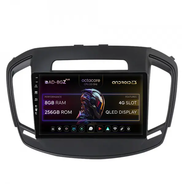 Navigatie Opel Insignia (2014-2016), Android, Z-Octacore 8GB RAM + 256GB ROM, 9 Inch - AD-BGZ9008+AD-BGRKIT249