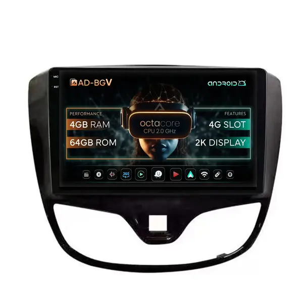 Navigatie Opel Karl (2015-2019), Android, V-Octacore 4GB RAM + 64GB ROM, 9.5 Inch - AD-BGV9004+AD-BGRKIT385