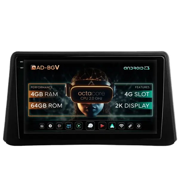 Navigatie Opel Mokka (2012-2016), Android, V-Octacore 4GB RAM + 64GB ROM, 9.5 Inch - AD-BGV9004+AD-BGRKIT390