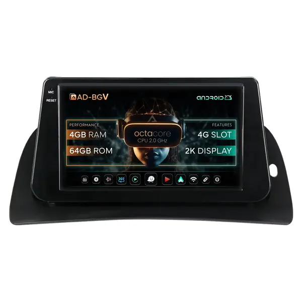 Navigatie Renault Kangoo (2008-2021), Android, V-Octacore 4GB RAM + 64GB ROM, 9.5 Inch - AD-BGV9004+AD-BGRKIT373