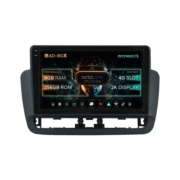 Navigatie Seat Ibiza IV (2014-2017), Android, X-Octacore 8GB RAM + 256GB ROM, 9.5 Inch - AD-BGX9008+AD-BGRKIT062