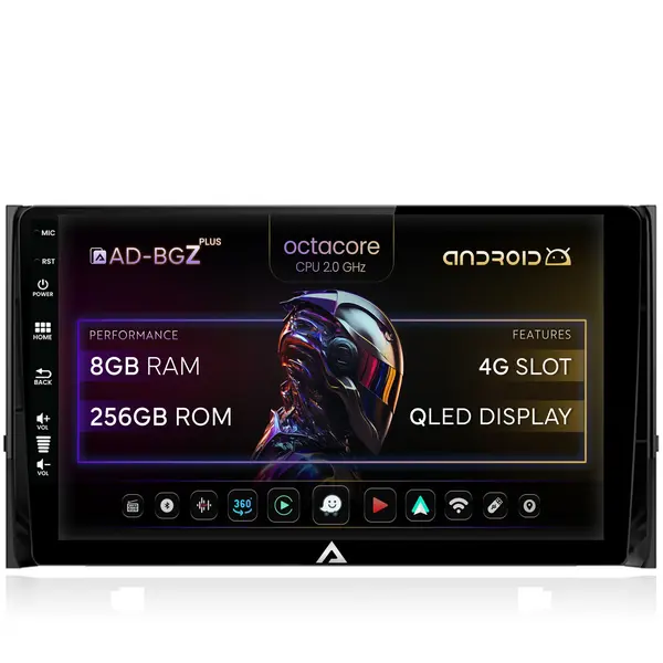 Navigatie Skoda Kodiaq, Android, Z-Octacore 8GB RAM + 256GB ROM, 10.1 Inch - AD-BGZ10008+AD-BGRKIT028