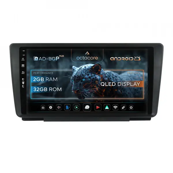 Navigatie Skoda Octavia 2, Android, P-Octacore 2GB RAM + 32GB ROM, 9 Inch - AD-BGP9002+AD-BGRKIT038
