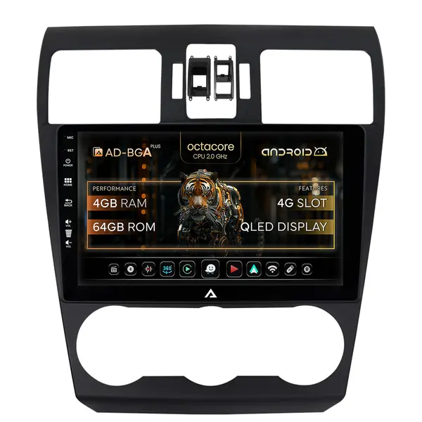 Navigatie Subaru Forester (2012-2018), Android, A-Octacore 4GB RAM + 64GB ROM, 9 Inch - AD-BGA9004+AD-BGRKIT334