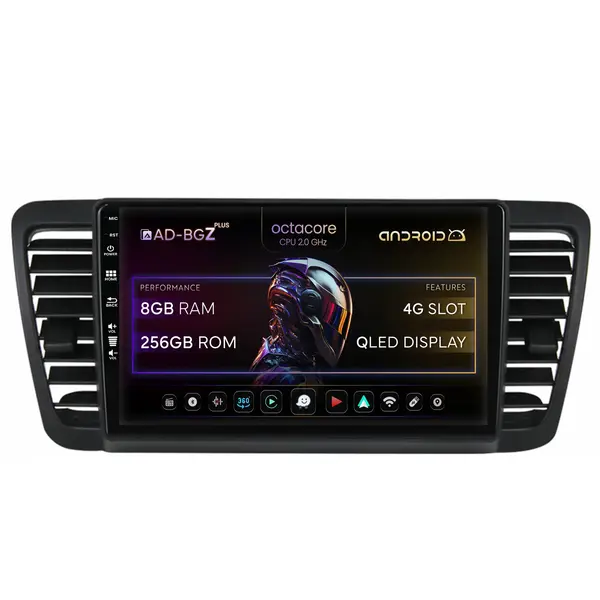 Navigatie Subaru Legacy (2004-2010), Android, Z-Octacore 8GB RAM + 256GB ROM, 9 Inch - AD-BGZ9008+AD-BGRKIT338