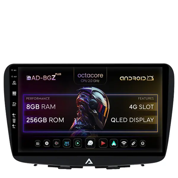 Navigatie Suzuki Baleno, Android, Z-Octacore 8GB RAM + 256GB ROM, 9 Inch - AD-BGZ9008+AD-BGRKIT310