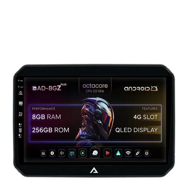 Navigatie Suzuki Ignis (2016+), Android, Z-Octacore 8GB RAM + 256GB ROM, 9 Inch - AD-BGZ9008+AD-BGRKIT308