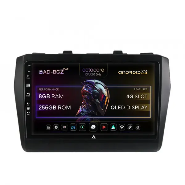 Navigatie Suzuki Swift (2017+), Android, Z-Octacore AC8257 4GB RAM + 64GB ROM, 9 Inch - AD-BGZ9008+AD-BGRKIT085