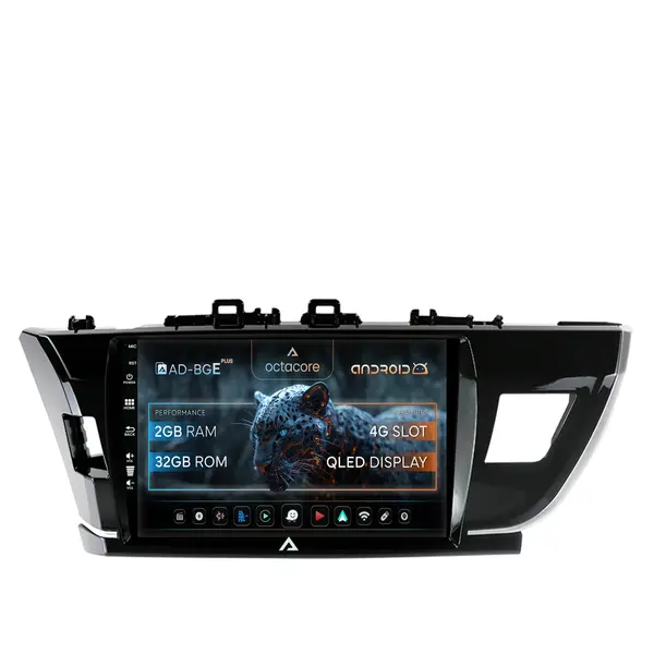 Navigatie Toyota Corolla (2012-2016), Android, E-Octacore 2GB RAM + 32GB ROM, 10.1 Inch - AD-BGE10002+AD-BGRKIT076