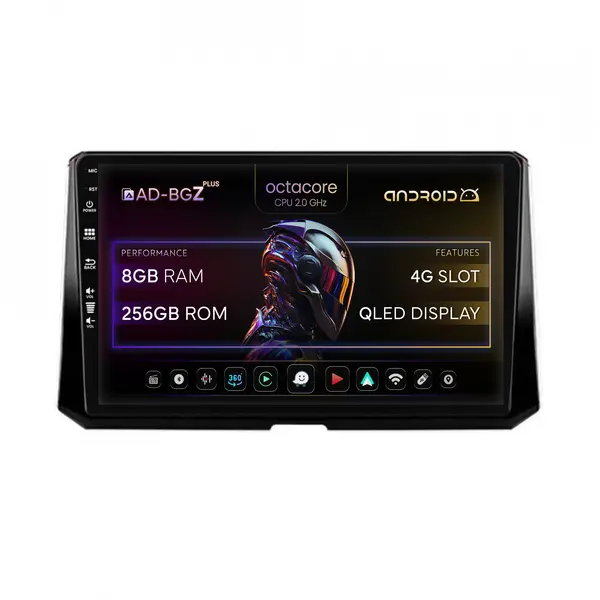 Navigatie Toyota Corolla (2019-2023), Android, Z-Octacore 8GB RAM + 256GB ROM, 10.1 Inch - AD-BGZ10008+AD-BGRKIT059