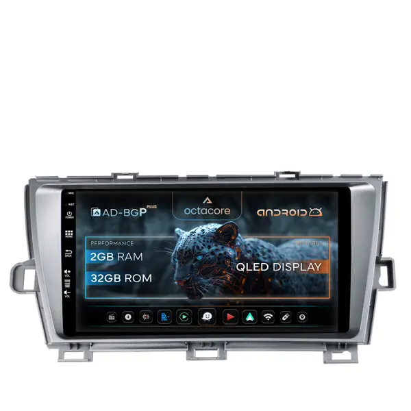 Navigatie Toyota Prius (2009-2014), Android, P-Octacore 2GB RAM + 32GB ROM, 9 Inch - AD-BGP9002+AD-BGRKIT089-S