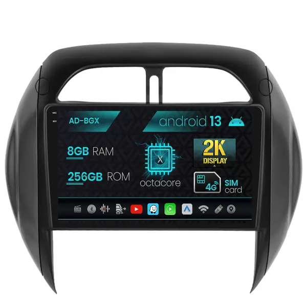 Navigatie Toyota RAV4 (2003-2005), Android 13, X-Octacore 8GB RAM + 256GB ROM, 9.5 Inch - AD-BGX9008+AD-BGRKIT109V4