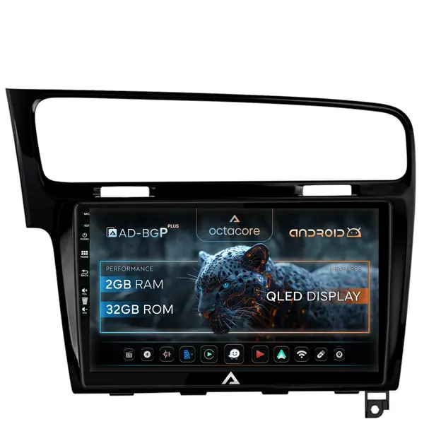Navigatie Volkswagen Golf 7, Android, P-Octacore 2GB RAM + 32GB ROM, 10.1 Inch - AD-BGP10002+AD-BGRKIT023B
