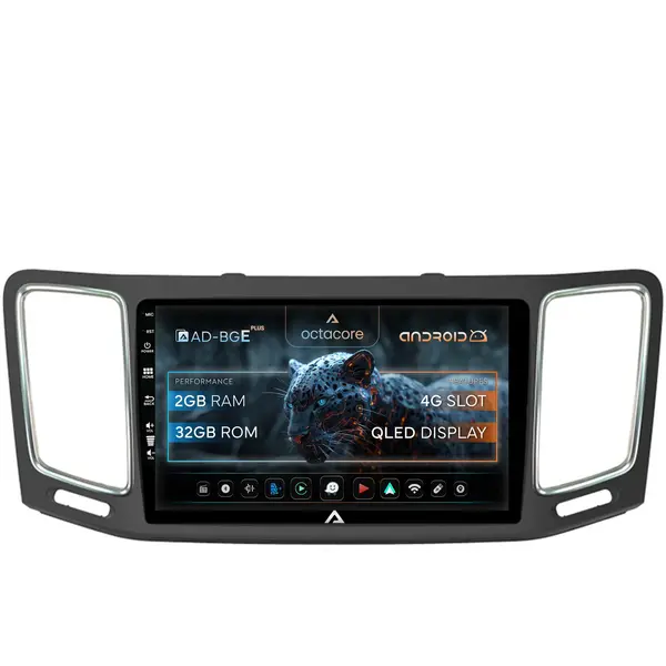 Navigatie Volkswagen Sharan Seat Alhambra (2010-2018), Android, E-Octacore 2GB RAM + 32GB ROM, 9 Inch - AD-BGE9002+AD-BGRKIT044