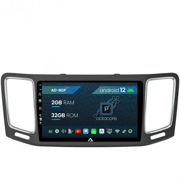 Navigatie Volkswagen Sharan Seat Alhambra (2010-2018), Android 12, P-Octacore 2GB RAM + 32GB ROM, 9 Inch - AD-BGP9002+AD-BGRKIT044