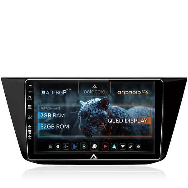 Navigatie Volkswagen Tiguan (2016+), Android, P-Octacore 2GB RAM + 32GB ROM, 10.1 Inch - AD-BGP10002+AD-BGRKIT036