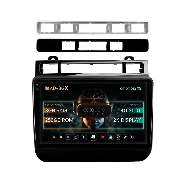 Navigatie Volkswagen Touareg (2010-2018), Android, X-Octacore 8GB RAM + 256GB ROM, 9.5 Inch - AD-BGX9008+AD-BGRKIT051