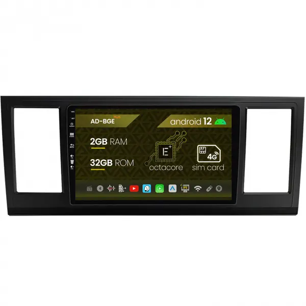 Navigatie Volkswagen Transporter Caravelle Multivan T6 (2015+), Android 11, E-Quadcore 2GB RAM + 32GB ROM, 9 Inch - AD-BGE9002+AD-BGRKIT056V2