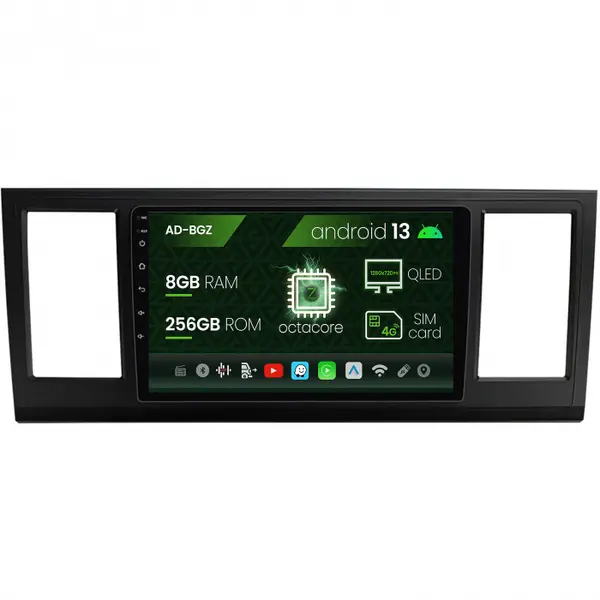 Navigatie Volkswagen Transporter Caravelle Multivan T6 (2015+), Android 13, Z-Octacore 8GB RAM + 256GB ROM, 10.1 Inch - AD-BGZ9008+AD-BGRKIT056V2