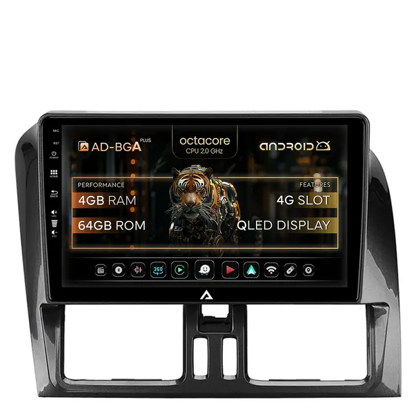 Navigatie Volvo XC60 (2014-2019), Android, A-Octacore 4GB RAM + 64GB ROM, 9 Inch - AD-BGA9004+AD-BGRKIT400-1419