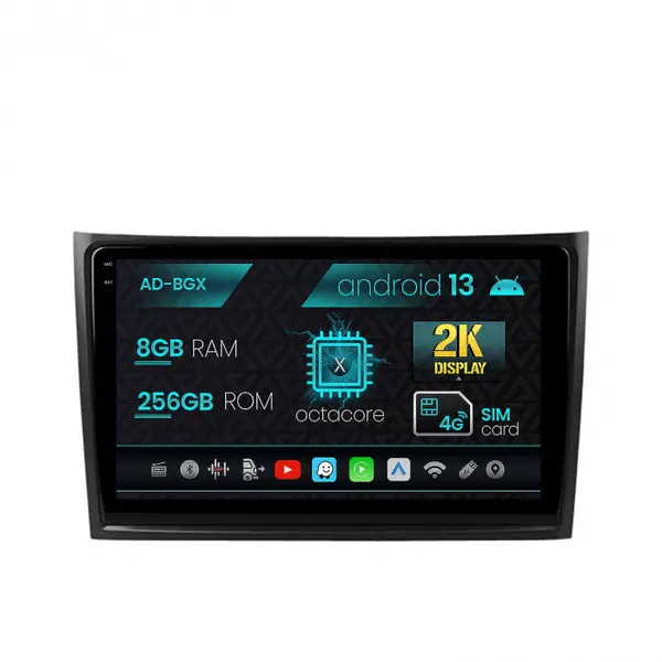 Navigatie Volvo XC90 (2002-2014), Android 13, X-Octacore 8GB RAM + 256GB ROM, 10.36 Inch - AD-BGX10008+AD-BGRKIT393