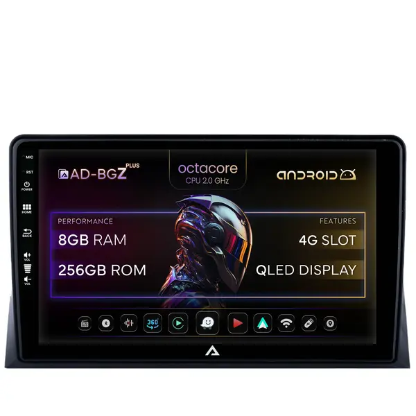 Navigatie VW Multivan T5 (2003-2015), Android, Z-Octacore 8GB RAM + 256GB ROM, 9 Inch - AD-BGZ9008+AD-BGRKIT025T5