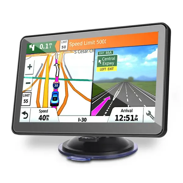 Navigator GPS 902, 9 inch cu touch screen, memorie 16GB, cache 256M, rezolutie 800 x 480 pixeli, capacitate baterie 2500 mah, harti IGO/Navitel, harta Europei + actualizari pe viata a hartilor