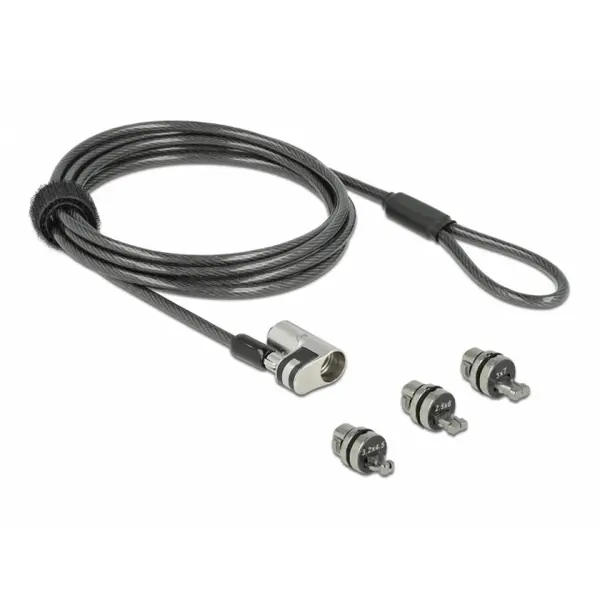 Navilock Cablu de securitate laptop pentru slot Kensington / Noble Wedge / Nano, Navilock 20676
