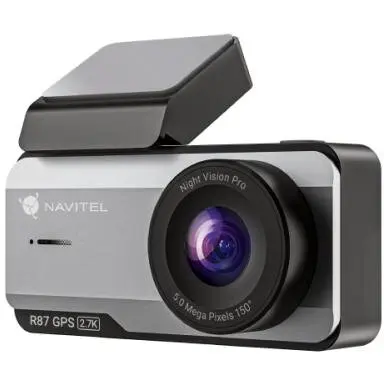 NAVITEL Camera auto DVR Navitel R87 GPS 2K, 3.7, noapte, Gri