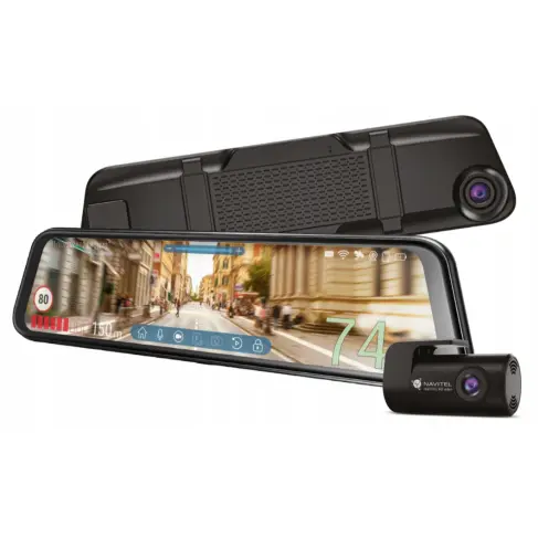 NAVITEL Camera auto oglinda Navitel MR750 SMART 2K, camera spate, ecran 11.9, Wi-Fi, Negru