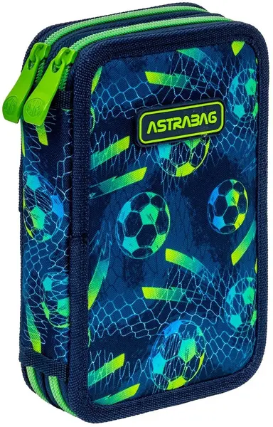 Neceser cu accesorii Astra Football - 2 fermoare
