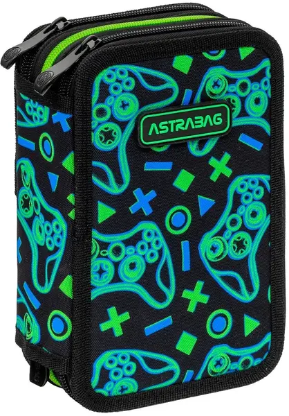 Neceser cu accesorii Astra Game On - 3 fermoare