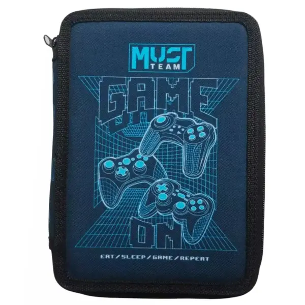 Neceser cu accesorii Must Game On - 2 fermoare