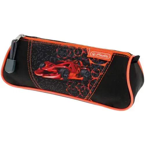 Necessaire Herlitz motiv Mechanic, triunghiular, dimensiune 22,5 x 7,7 x 9 cm
