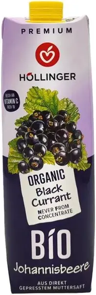 Nectar de coacăze negre organice, 1 l, Hollinger