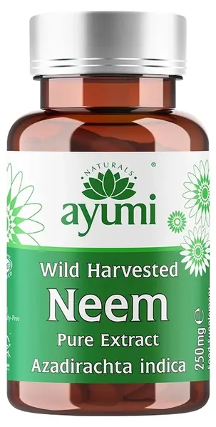 Neem sălbatic, 500 mg, 60 capsule, Ayumi