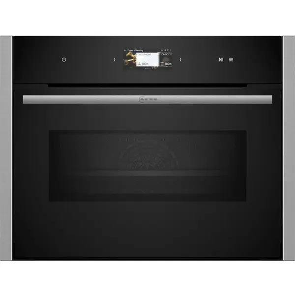 NEFF Cuptor compact cu microunde Neff C24MS31N0, N 90, 45 l, 60 x 45 cm, Otel inoxidabil