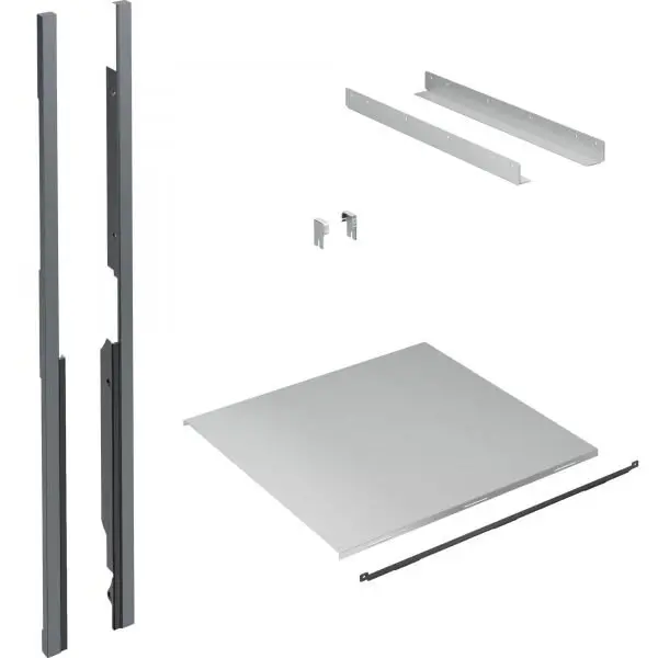 NEFF Kit instalare NEFF SeamlessCombination 60+45cm Z11SZ90G0 - 23001666, Set de rame decor pentru cuptoarele Slide and Hide, Graphite Grey