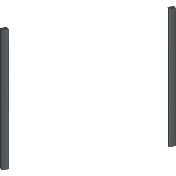 NEFF Set decorativ NEFF by ADEK Bauteile 45cm Flex Design ZC045AY0 - 17007836, Pentru N70 si N90, Anthracite Grey