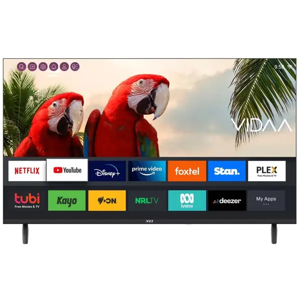 Nei Televizor Smart NEI 40NE5901K, LED 100 cm, Full HD 1920×1080, Wi‑Fi, VIDAA OS, Dolby Audio, HDMI ARC, CI+, Clasa E, Negru