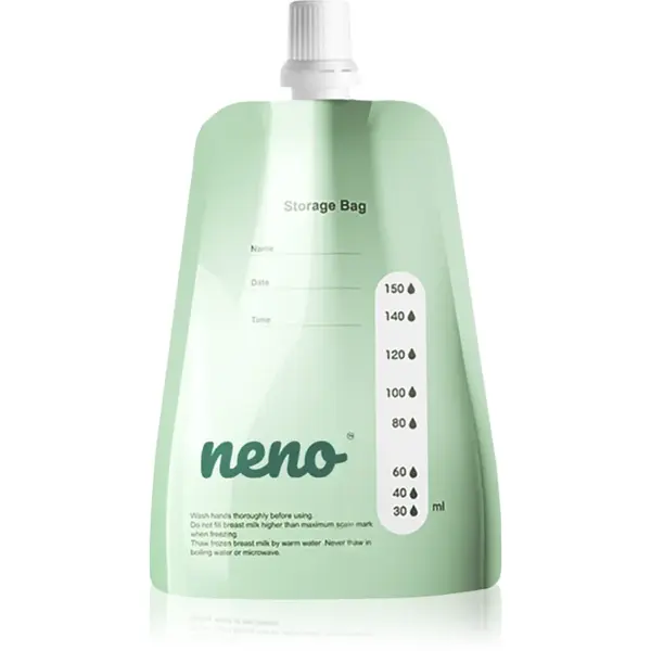 NENO Breast Milk Bags 150 ml sac pentru păstrarea laptelui matern 20 buc