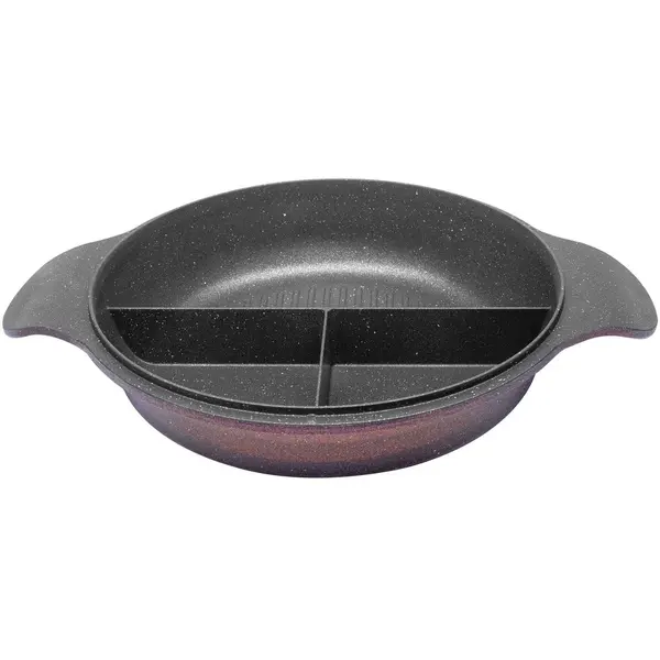 NeoKlein Caserola joasa Neoklein CSL30-Royal, 30 cm, fara capac, aluminiu turnat, invelis anti-aderent, Bronz