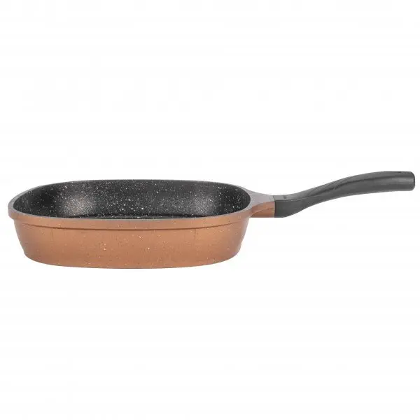 NeoKlein Grill Neoklein SGR30, 30 cm, aluminiu turnat, invelis antiaderent, Gold