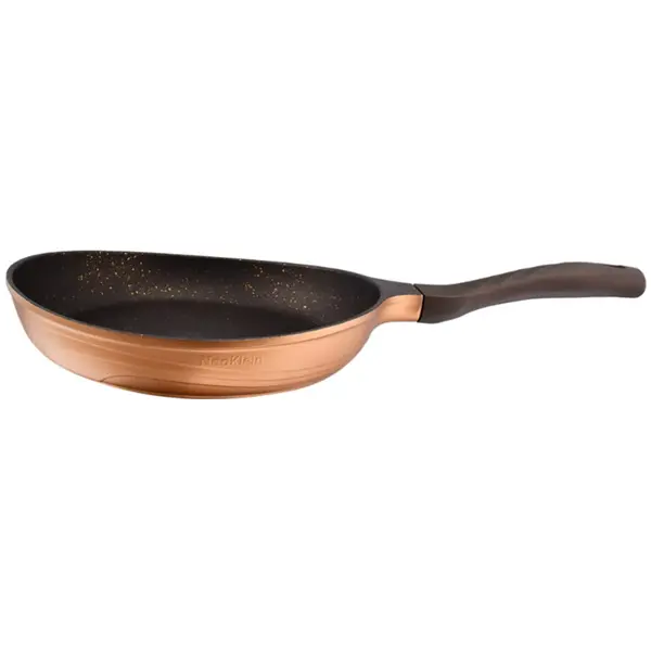 NeoKlein Tigaie Neoklein FP24, diametru 24 cm, aluminiu turnat, invelis anti-aderent, Auriu