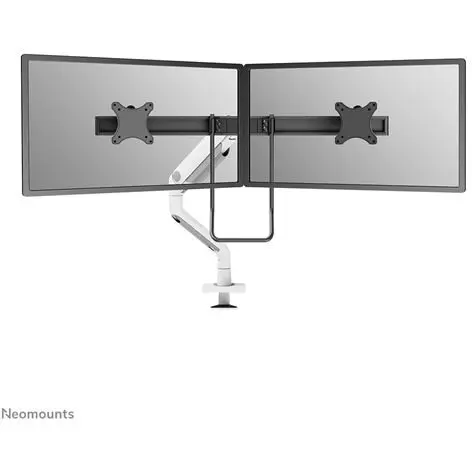 NEOMOUNTS Suport birou dublu pentru monitoare Neomounts DS75S-950WH2, Diagonala 17-32, Greutate maxima 8kg per monitor, VESA 75x75~100x100, Alb
