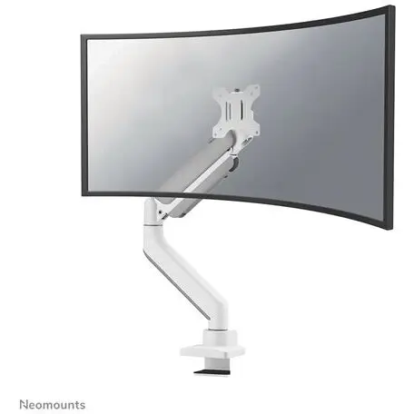 NEOMOUNTS Suport birou pentru monitor ecran curbat Neomounts DS70PLUS-450WH1, Diagonala 17-49, Greutate maxima 18 kg, VESA 75x75~100x100, Alb