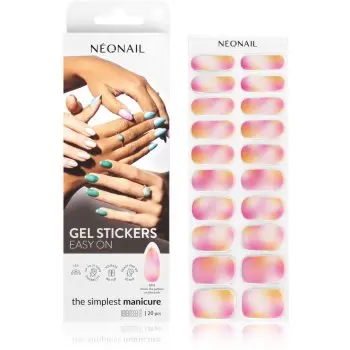 NEONAIL Easy On Gel Stickers folii autocolante pentru unghii cu utilizarea lămpii UV/LED