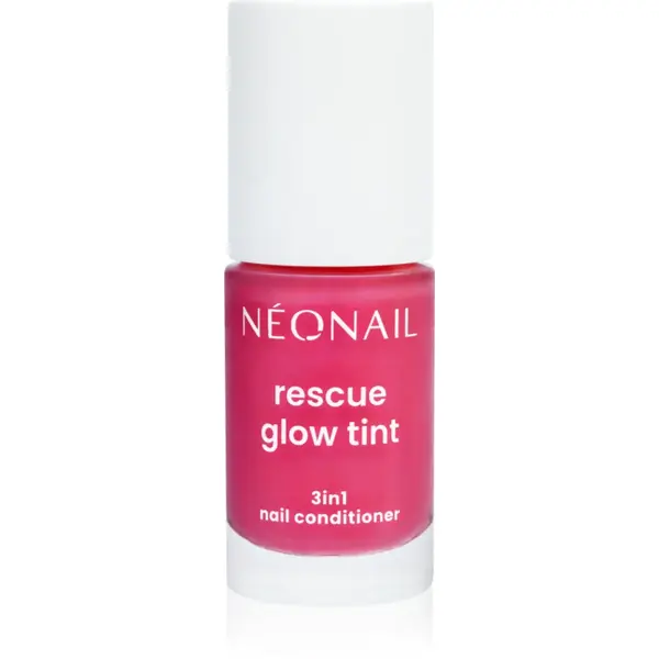 NEONAIL Rescue Glow Tint 3in1 Nail Conditioner lac de unghii pentru ingrijire culoare Magenta Pink 7.2 ml