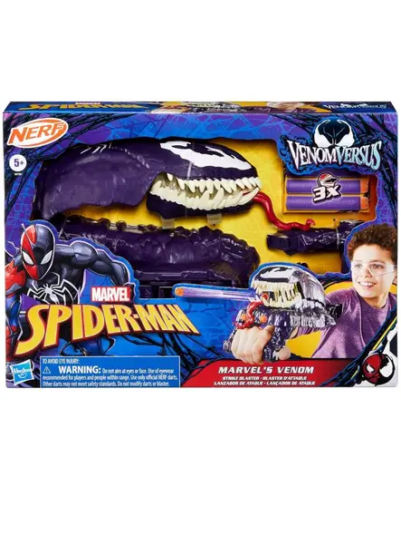 Nerf Marvel Spider-man Venomversus Marvel's Venom Strike Blaster (g0730)